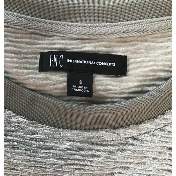 I.N.C.- MENS GREY SOFT CREW NECK LONG SLEEVE PULLOVER SWEATER SIZE SMALL-NWT - Picture 3 of 7